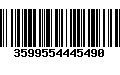 Código de Barras 3599554445490