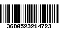 Código de Barras 3600523214723