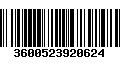 Código de Barras 3600523920624