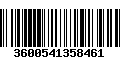 Código de Barras 3600541358461