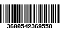 Código de Barras 3600542369558