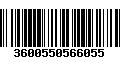 Código de Barras 3600550566055