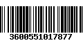 Código de Barras 3600551017877