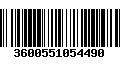 Código de Barras 3600551054490