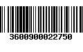 Código de Barras 3600900022750