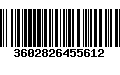 Código de Barras 3602826455612