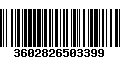 Código de Barras 3602826503399