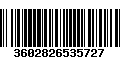 Código de Barras 3602826535727