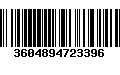 Código de Barras 3604894723396