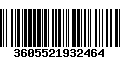 Código de Barras 3605521932464