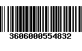 Código de Barras 3606000554832