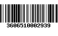 Código de Barras 3606510002939