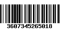 Código de Barras 3607345265018