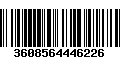 Código de Barras 3608564446226