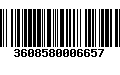 Código de Barras 3608580006657