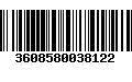 Código de Barras 3608580038122