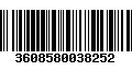 Código de Barras 3608580038252