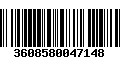 Código de Barras 3608580047148