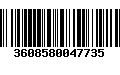 Código de Barras 3608580047735