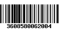 Código de Barras 3608580062004