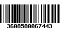 Código de Barras 3608580067443