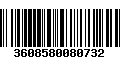 Código de Barras 3608580080732