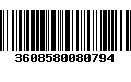 Código de Barras 3608580080794