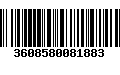 Código de Barras 3608580081883