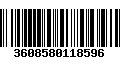 Código de Barras 3608580118596