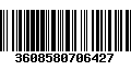 Código de Barras 3608580706427