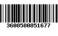 Código de Barras 3608580851677