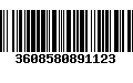 Código de Barras 3608580891123