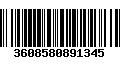 Código de Barras 3608580891345