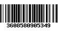 Código de Barras 3608580905349