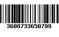 Código de Barras 3608733650799