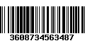 Código de Barras 3608734563487