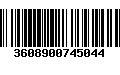 Código de Barras 3608900745044