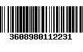 Código de Barras 3608980112231