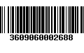 Código de Barras 3609060002688