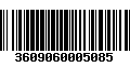 Código de Barras 3609060005085