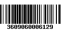 Código de Barras 3609060006129