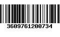 Código de Barras 3609761200734