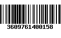 Código de Barras 3609761400158