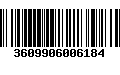 Código de Barras 3609906006184