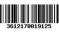 Código de Barras 3612170019125