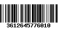 Código de Barras 3612645776010