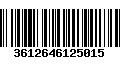 Código de Barras 3612646125015