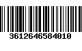 Código de Barras 3612646584010