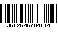 Código de Barras 3612646784014