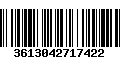 Código de Barras 3613042717422